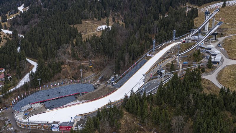 Schansspringen in Oberstdorf