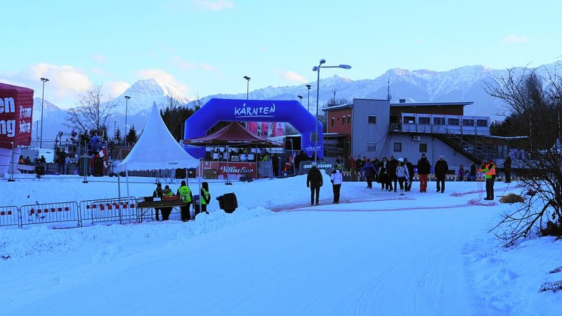 Ski jumping in Villach